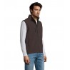 Sol's - Softshell homme sans manches RALLYE MEN - Chocolat Foncé