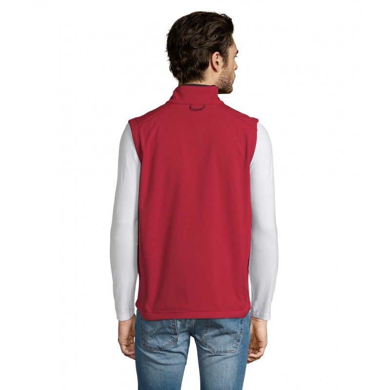 Sol's - Softshell homme sans manches RALLYE MEN - Rouge Piment