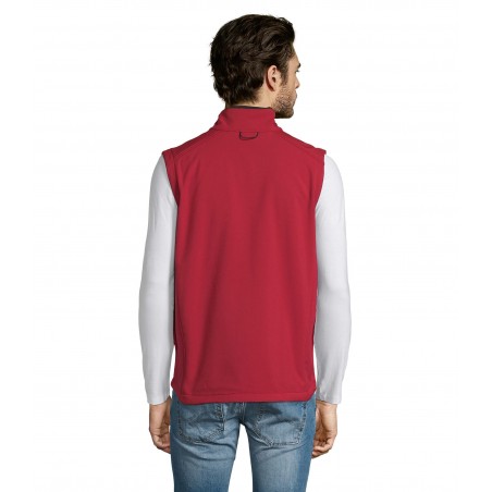 Sol's - Softshell homme sans manches RALLYE MEN - Rouge Piment