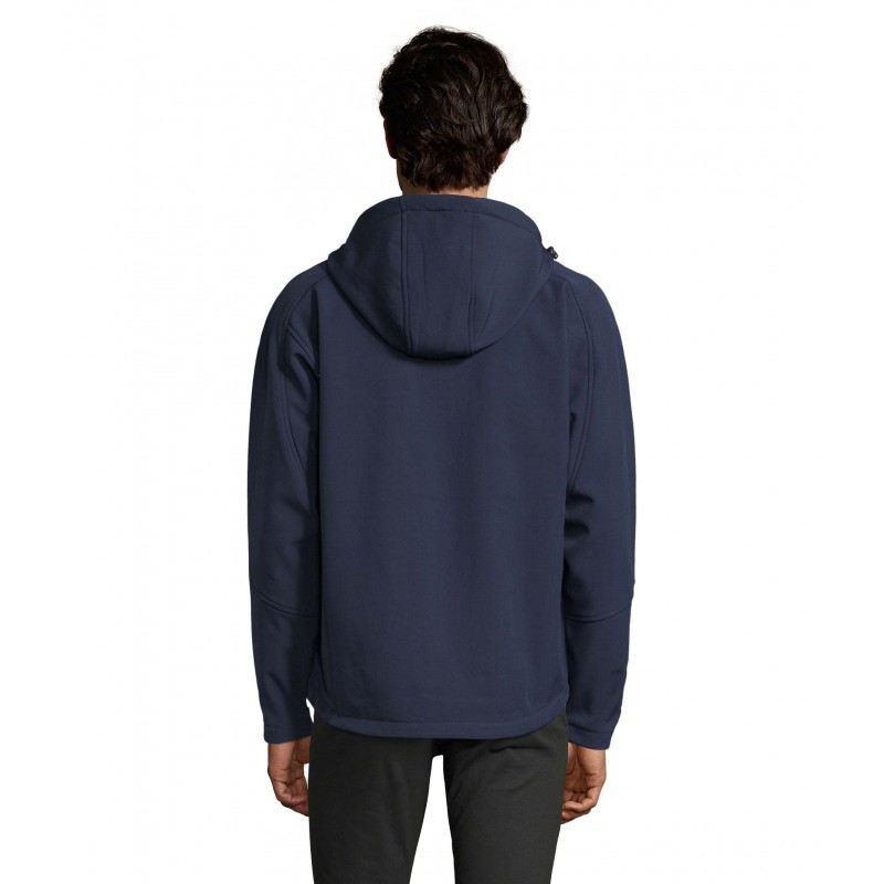 Sol's - Softshell homme à capuche REPLAY MEN - French Marine