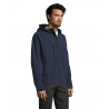 Sol's - Softshell homme à capuche REPLAY MEN - French Marine
