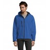 Sol's - Softshell homme à capuche REPLAY MEN - Royal