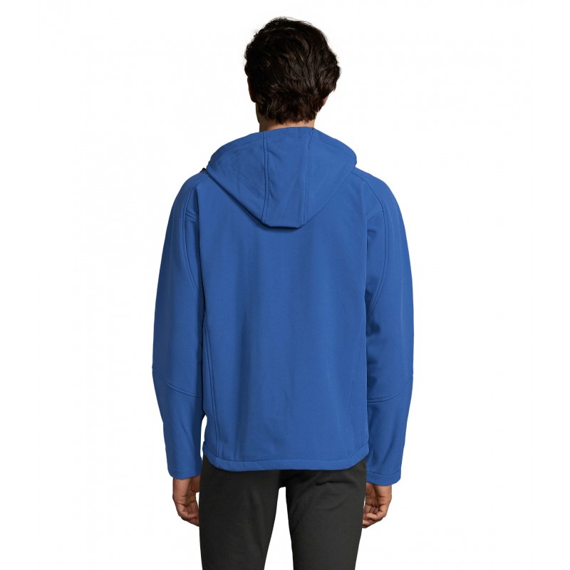 Sol's - Softshell homme à capuche REPLAY MEN - Royal
