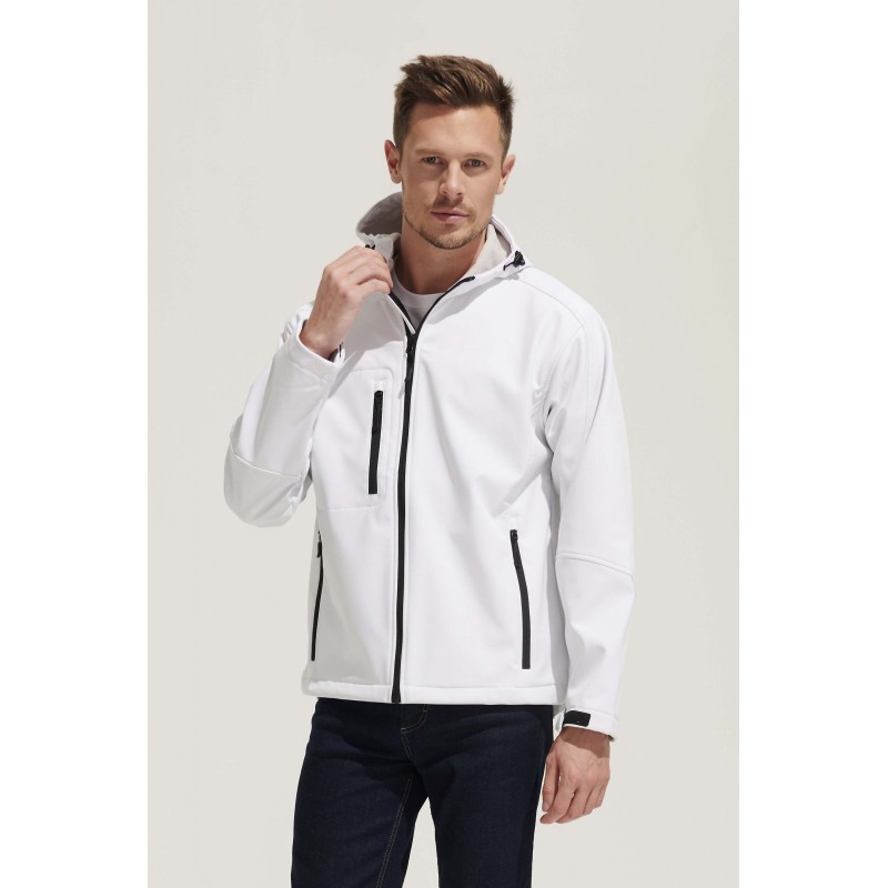 Sol's - Softshell homme à capuche REPLAY MEN