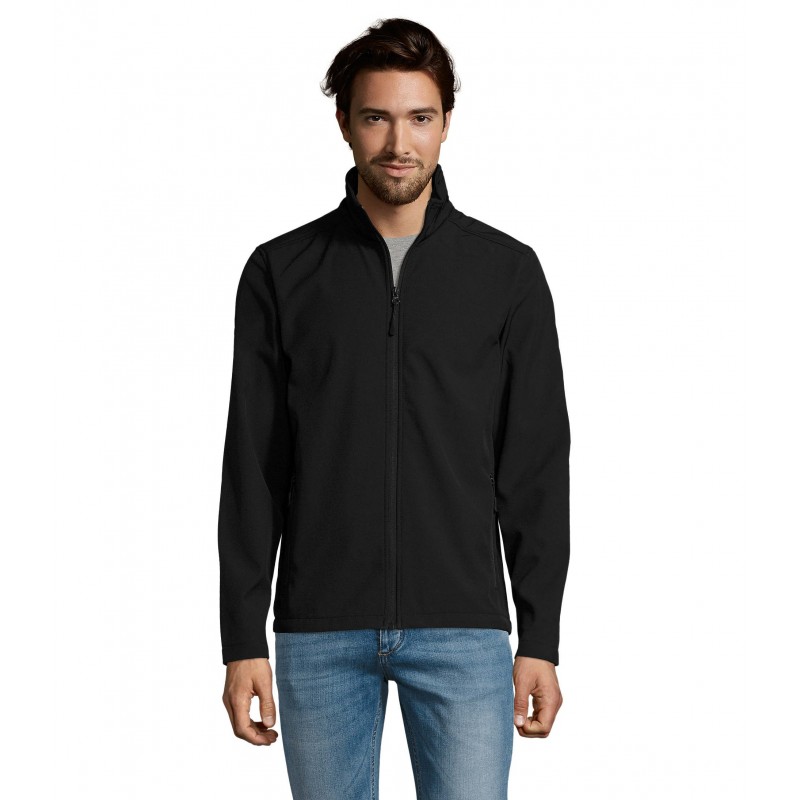 Sol's - Veste homme zippée softshell RACE MEN - Noir