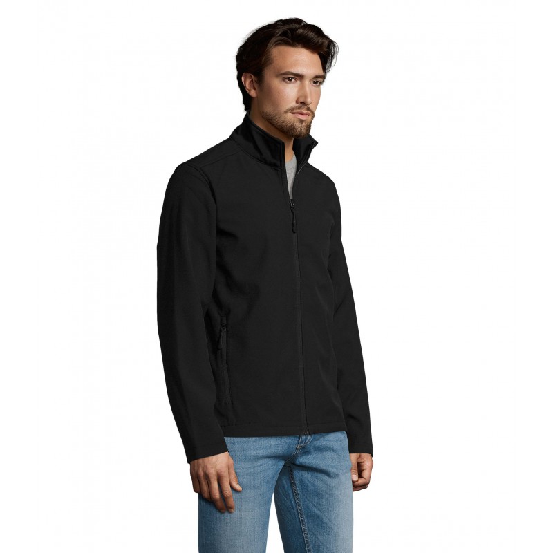 Sol's - Veste homme zippée softshell RACE MEN - Noir