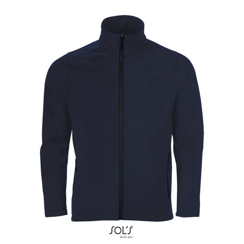 Sol's - Veste homme zippée softshell RACE MEN - French Marine