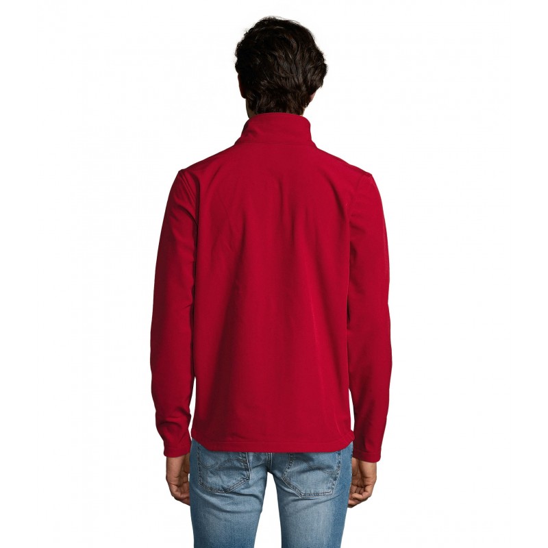 Sol's - Veste homme zippée softshell RACE MEN - Rouge Piment