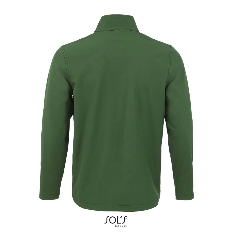 Sol's - Veste homme zippée softshell RACE MEN - Vert Bouteille