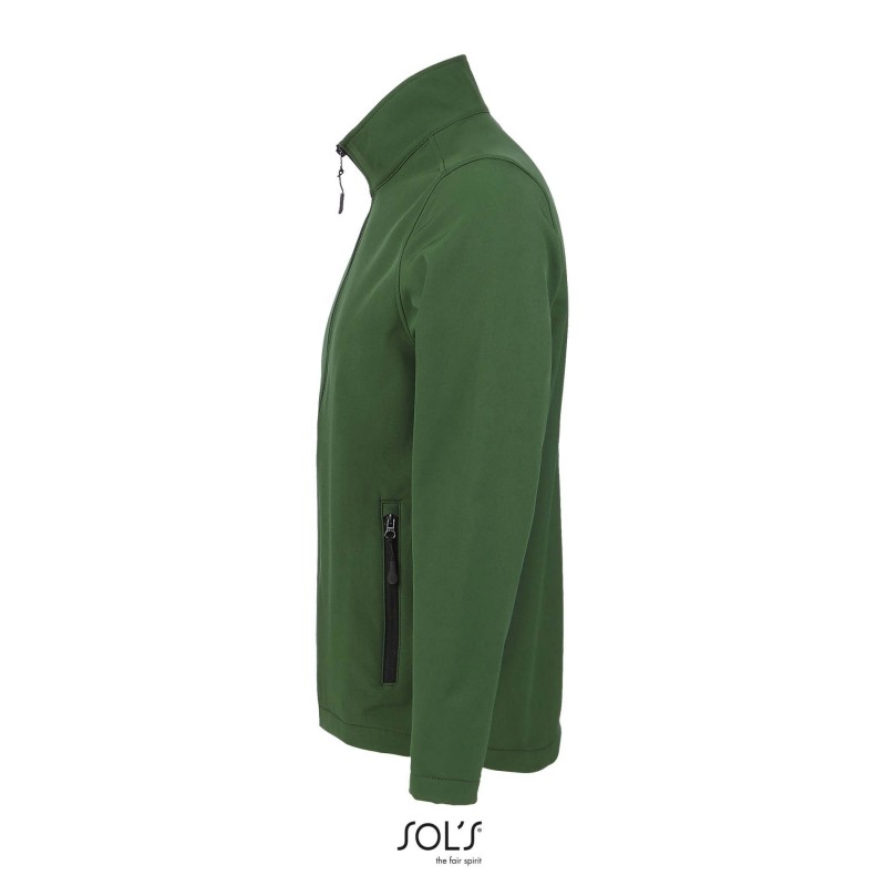 Sol's - Veste homme zippée softshell RACE MEN - Vert Bouteille