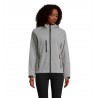 Sol's - Softshell femme à capuche REPLAY WOMEN - Gris Chiné