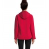 Sol's - Softshell femme à capuche REPLAY WOMEN - Rouge Piment