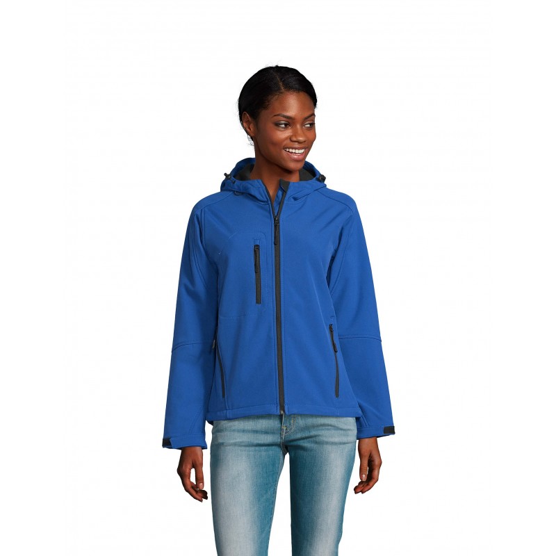Sol's - Softshell femme à capuche REPLAY WOMEN - Royal