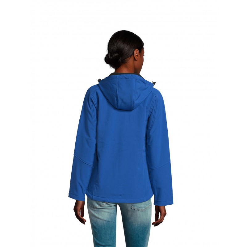 Sol's - Softshell femme à capuche REPLAY WOMEN - Royal