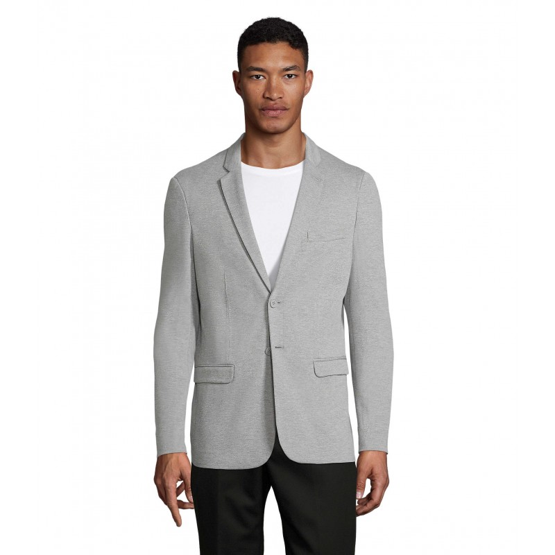 Neoblu - Blazer maille piquée homme MARCEL MEN - Gris Chiné