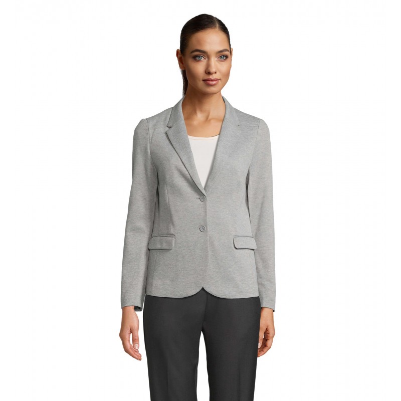 Neoblu - Blazer maille piquée femme MARCEL WOMEN - Gris Chiné