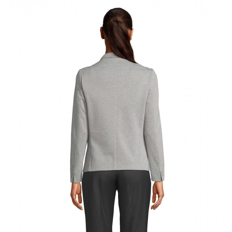 Neoblu - Blazer maille piquée femme MARCEL WOMEN - Gris Chiné