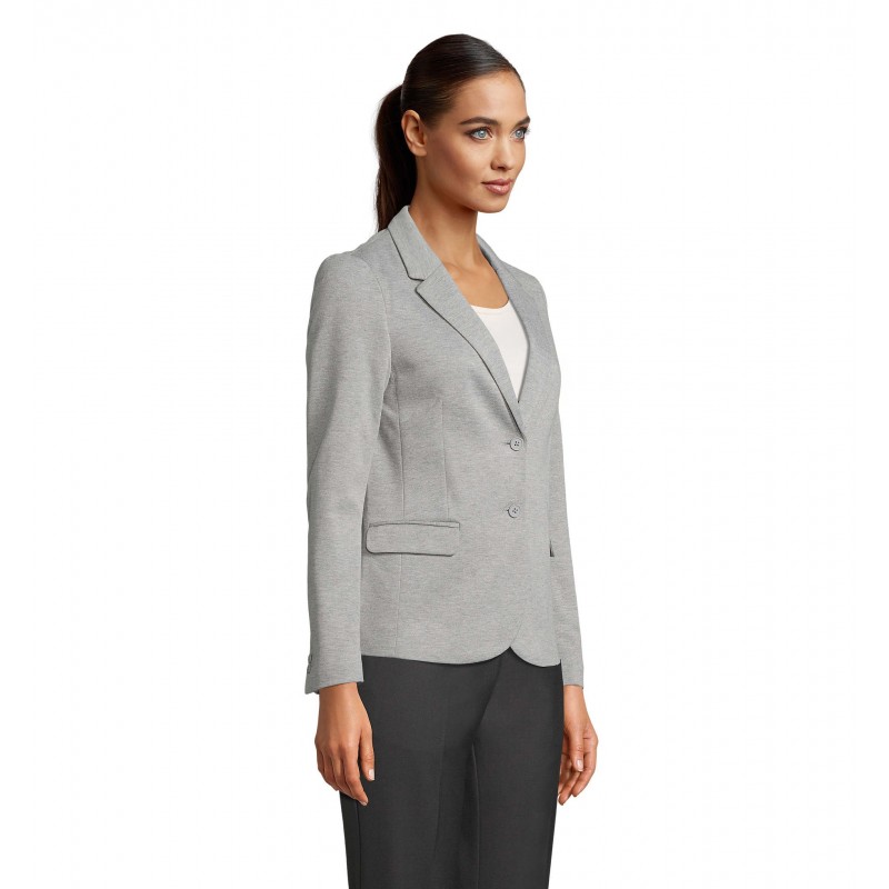 Neoblu - Blazer maille piquée femme MARCEL WOMEN - Gris Chiné
