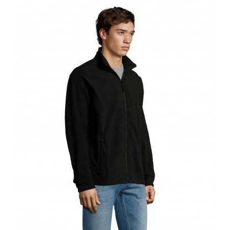 Sol's - Veste micropolaire zippée homme NORTH - Noir