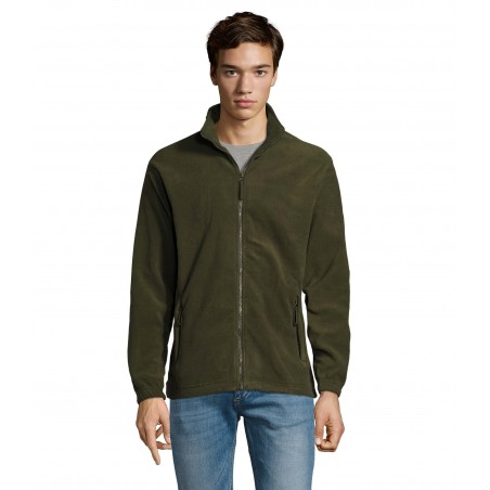 Sol's - Veste micropolaire zippée homme NORTH - Army