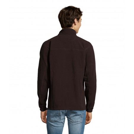 Sol's - Veste micropolaire zippée homme NORTH - Chocolat Foncé