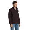 Sol's - Veste micropolaire zippée homme NORTH - Chocolat Foncé