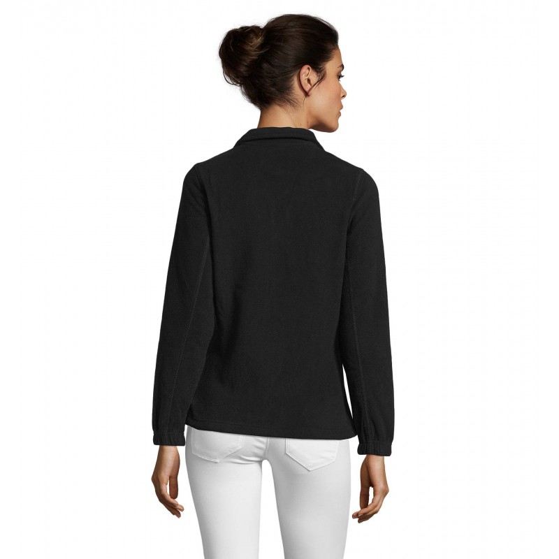 Sol's - Veste micropolaire zippée femme NOVA WOMEN - Noir