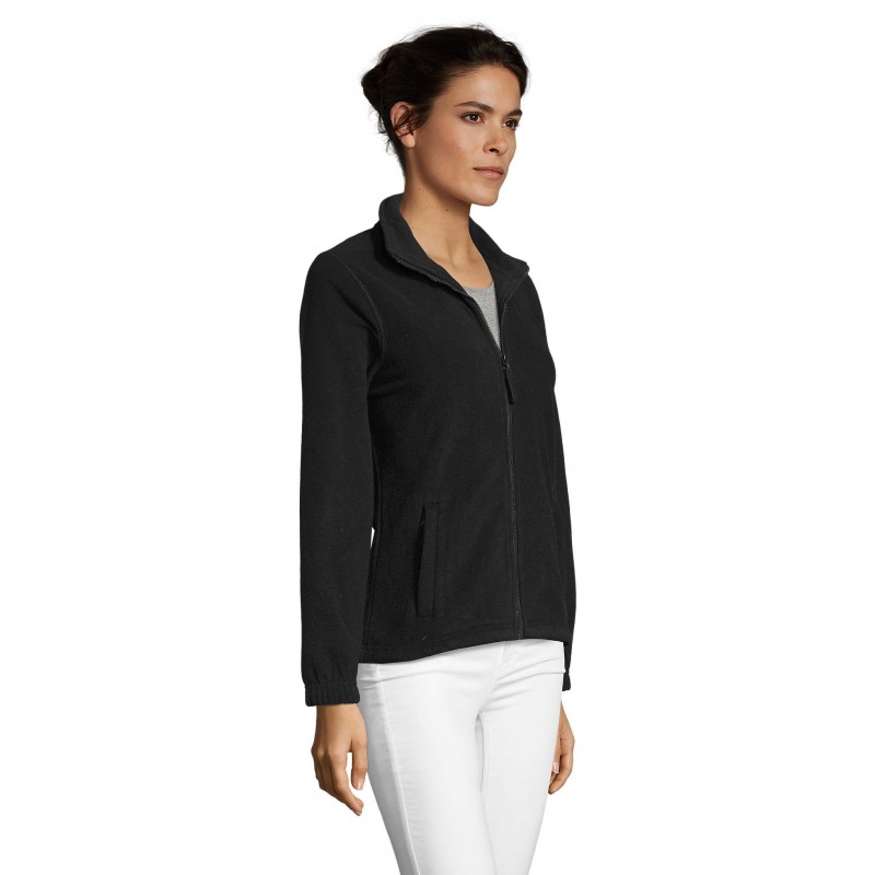 Sol's - Veste micropolaire zippée femme NOVA WOMEN - Noir