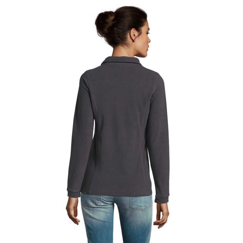 Sol's - Veste micropolaire zippée femme NOVA WOMEN - Anthracite