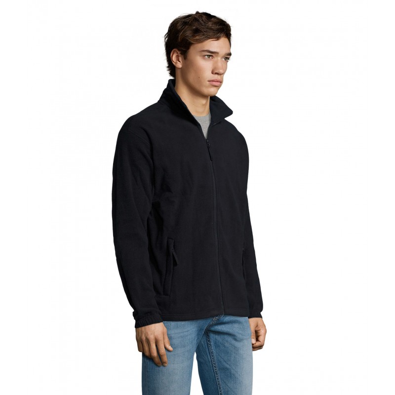 Sol's - Veste micropolaire zippée homme NORTH - Marine