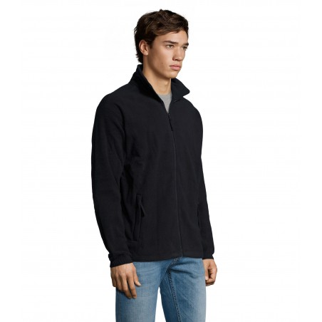 Sol's - Veste micropolaire zippée homme NORTH - Marine