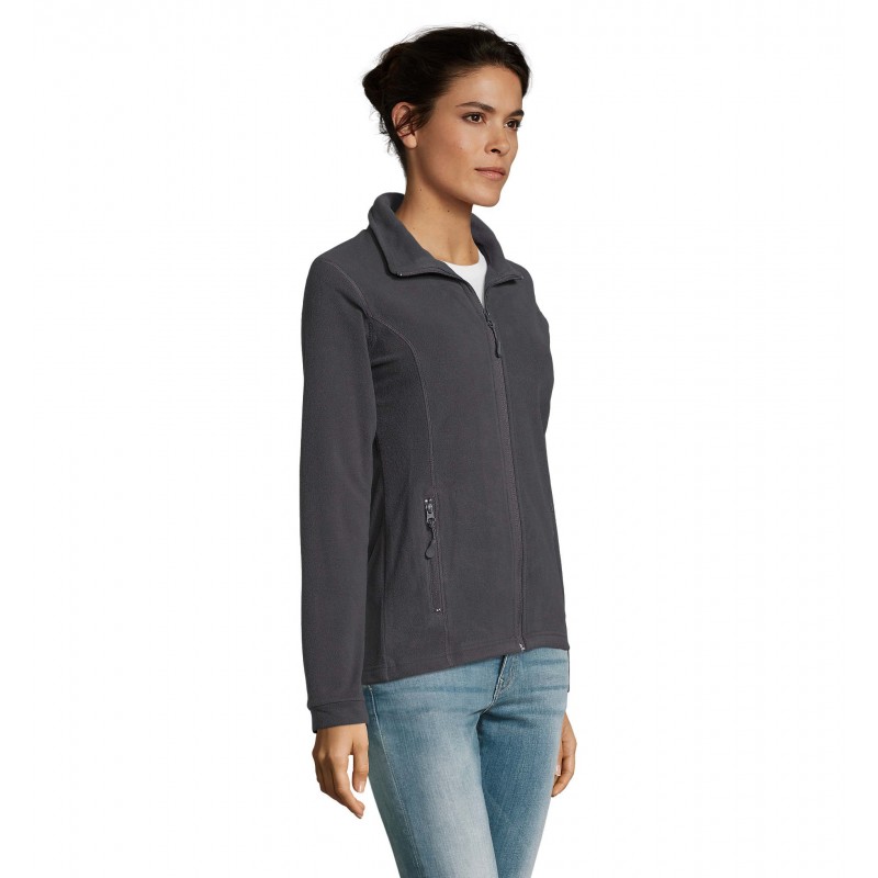 Sol's - Veste micropolaire zippée femme NOVA WOMEN - Anthracite