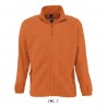 Sol's - Veste micropolaire zippée homme NORTH - Orange