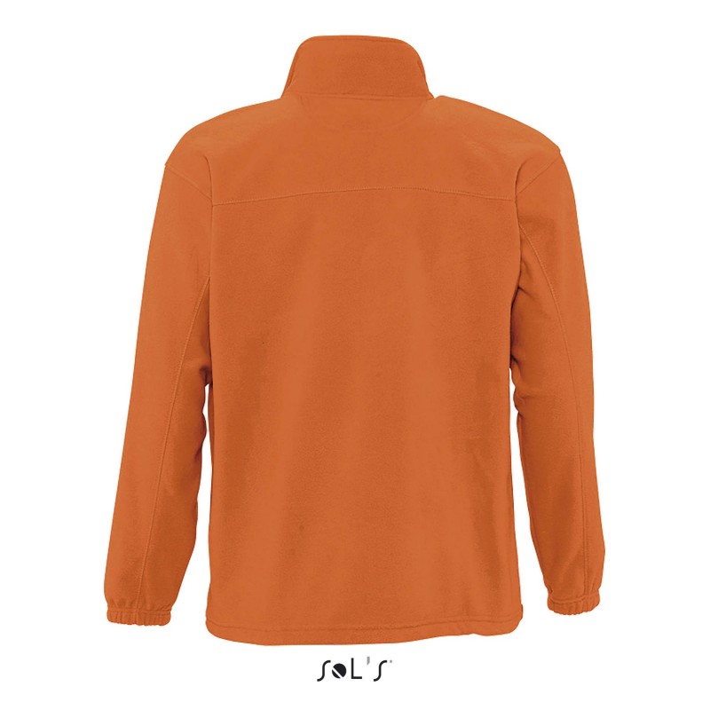 Sol's - Veste micropolaire zippée homme NORTH - Orange