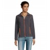 Sol's - Veste micropolaire zippée femme NOVA WOMEN - Anthracite / Orange