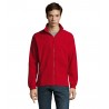 Sol's - Veste micropolaire zippée homme NORTH - Rouge