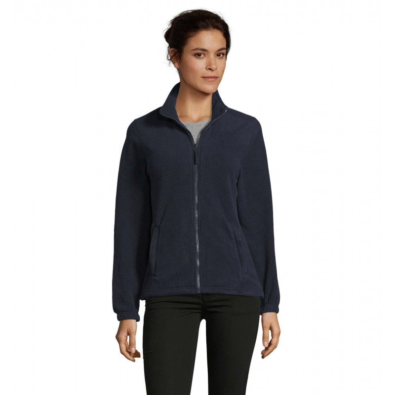 Sol's - Veste micropolaire zippée femme NOVA WOMEN - Marine