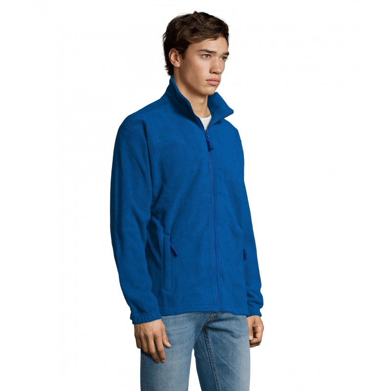 Sol's - Veste micropolaire zippée homme NORTH - Royal