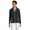 Sol's - Veste micropolaire zippée femme NOVA WOMEN - Marine / Vert Pomme