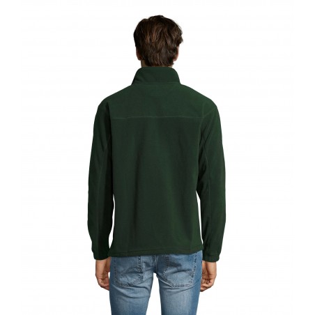 Sol's - Veste micropolaire zippée homme NORTH - Vert Sapin