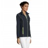 Sol's - Veste micropolaire zippée femme NOVA WOMEN - Marine / Vert Pomme
