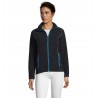 Sol's - Veste micropolaire zippée femme NOVA WOMEN - Noir / Aqua