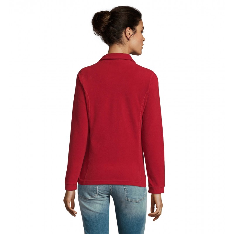Sol's - Veste micropolaire zippée femme NOVA WOMEN - Rouge