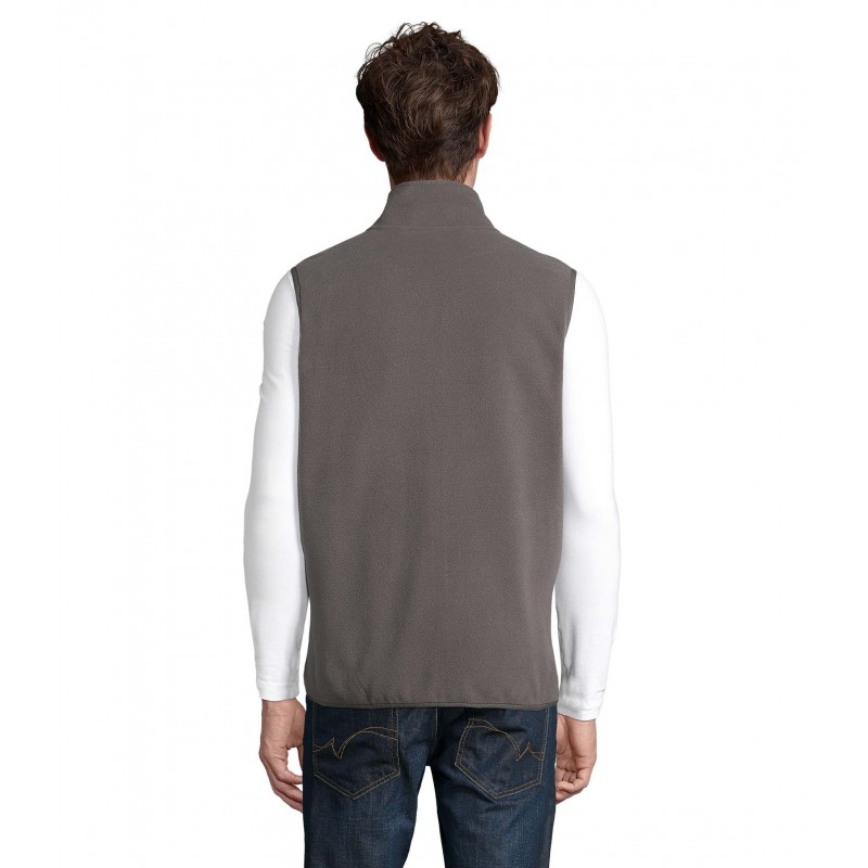 Sol's - Veste micropolaire zippée sans manche unisexe FACTOR BW - Anthracite