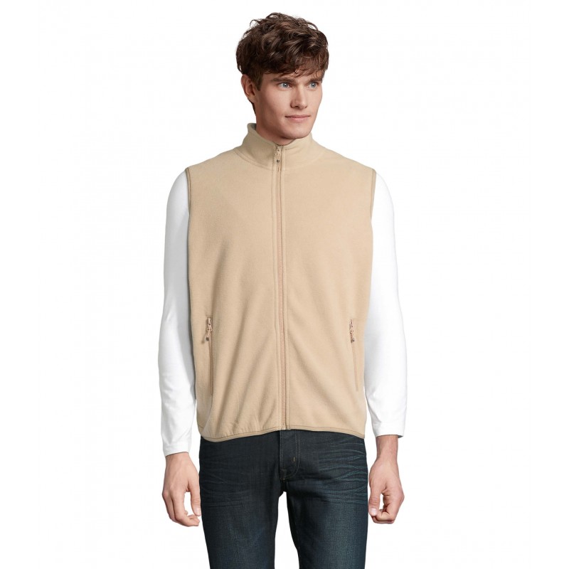 Sol's - Veste micropolaire zippée sans manche unisexe FACTOR BW - Corde