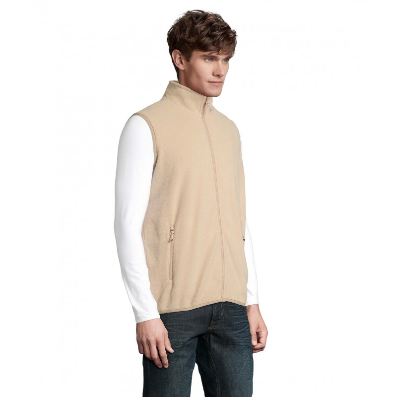 Sol's - Veste micropolaire zippée sans manche unisexe FACTOR BW - Corde