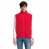 Sol's - Veste micropolaire zippée sans manche unisexe FACTOR BW - Rouge