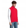 Sol's - Veste micropolaire zippée sans manche unisexe FACTOR BW - Rouge
