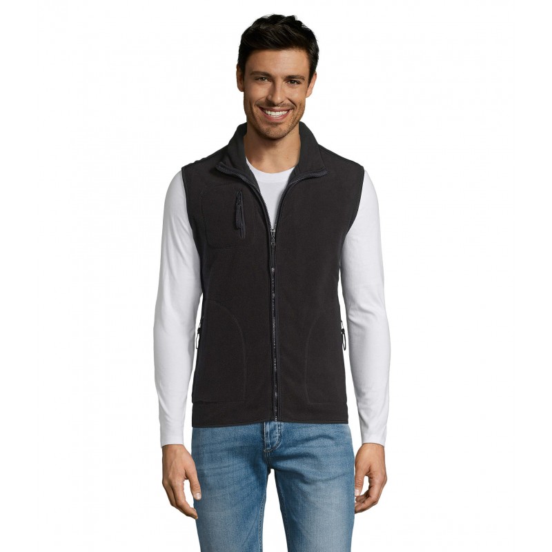 Sol's - Gilet polaire unisexe sans manches NORWAY - Noir