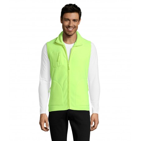 Sol's - Gilet polaire unisexe sans manches NORWAY - Jaune Fluo